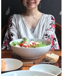 VINTAGE | ウクライナ刺繍の麻のブラウス(シャツ/ブラウス)