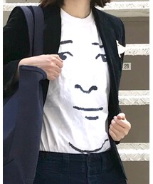 no brand | 大好きなアニメ king of the hill のボビーの顔Tシャツ(Tシャツ/カットソー)