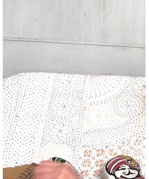 VINTAGE | 白系のラリーキルトです。似たようなものは、honey lemon pie vintage にて販売中。ベッドカバーやラグとしても。(寝具)