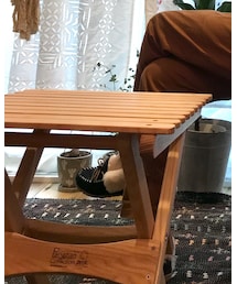 byer of maine | キャンプブランド byer of maineの折り畳みミニテーブル。家でもめちゃくちゃ使えます。(家具)