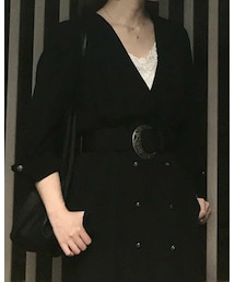 VINTAGE | 黒と色違いで持っているヴィンテージのタンクトップスリップ(その他アンダーウェア/インナー)