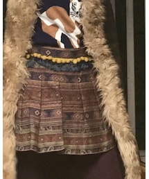 G.V.G.V. | メルカリ出品中 前がのれんのようになったキュロット風ショートパンツ(内側が同じ素材のショートパンツ)(パンツ)