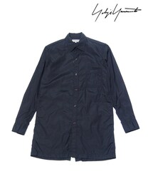 Yohji Yamamoto POUR HOMME | YOHJI YAMAMOTO POUR HOMME 後あき環縫いシャツ(シャツ/ブラウス)