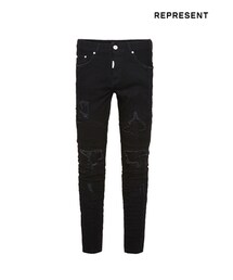 REPRESENT | REPRESENT BIKER DENIM VINTAGE BLACK(デニムパンツ)