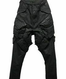 JULIUS | JULIUS コーティング ガスマスク カーゴパンツ 517PAM38-C 15FW sphere; size2(カーゴパンツ)