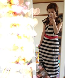 UNIQLO | ユニクロボーダーマキシワンピ
(ワンピース)