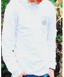 STUSSY | パーカーっていうか、フード付き長袖Tシャツって感じですね(パーカー)