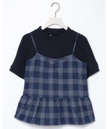 RETRO GIRL | [2PSET]チェックキャミset(Tシャツ/カットソー)