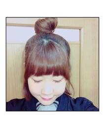 お団子ハーフアップ♡ | その他