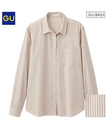 GU | ウォッシュブロードシャツ(シャツ/ブラウス)