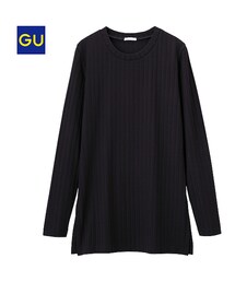 GU | スリットリブT(Tシャツ/カットソー)