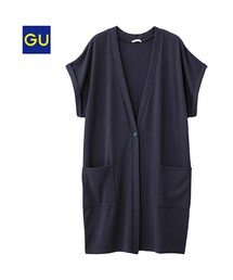 GU | リブロングカーディガン(カーディガン/ボレロ)