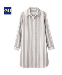 GU | フランネルロングシャツ(シャツ/ブラウス)