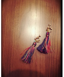 ふさふさイヤリング | イヤリング