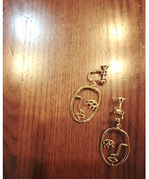 顔のイヤリング | イヤリング