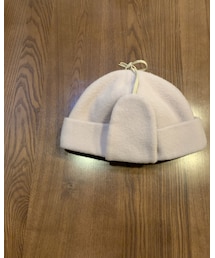 kaorinomori | ピンクの耳当て付き帽(帽子)