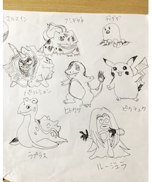 オカンが描いたポケモン | 手帳/メモ帳