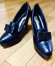 リボン付パンプス(パンプス)
