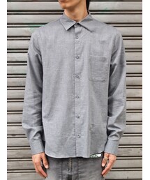 cotton chambray blank shirts(シャツ/ブラウス)