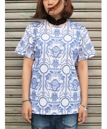  | blue willow pattern T(Tシャツ/カットソー)