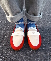 sneeuw | 【sneeuw】カラーmixローファー(その他シューズ)