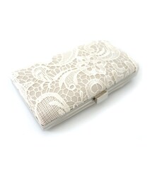 FayMay 花柄レースクラッチバッグ　b16　ベージュ(クラッチバッグ)