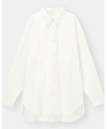 GU | ブロードオーバーサイズシャツ(シャツ/ブラウス)