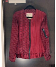 ink | Euro Satin Pajamas G1 Flight Blouson"PATTERN"(ブルゾン)