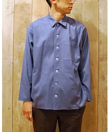 votole | CLEAR WOOL FLANNEL CPO JACKET( DARK SAX )(ジャケット/アウター)