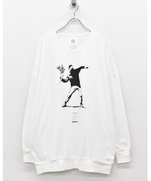STOF | FLOWER BOMBER　リラックス長袖Tシャツ(Tシャツ/カットソー)