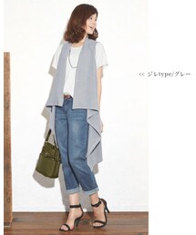 ロングニットジレ | ベスト