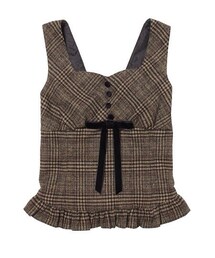 F i.n.t | グレンチェックビスチェ(その他トップス)