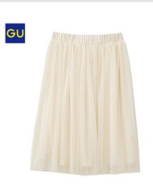 GU | チュールミドルスカート(スカート)