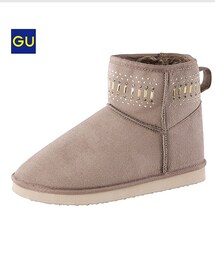 GU | ムートンタッチブーツ(スタッズ)(ブーツ)