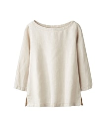 UNIQLO | IDLF リネンボートネックプルオーバー(シャツ/ブラウス)