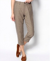 Samansa Mos2 | ウォッシャブルウールテーパードパンツ(その他パンツ)