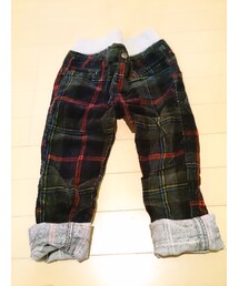 Right-on | チェックコーデュロイパンツ(その他パンツ)