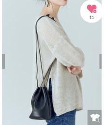 MOHI | (MOHI)フェイクレザー巾着(ショルダーバッグ)