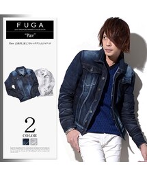 FUGA | FUGA【フーガ】Place 立体加工ストレッチデニムジャケット/全2色(デニムジャケット)