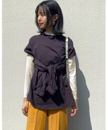 しまむら | ●OHAHカットデザインPO ¥1,089（taxin）(Tシャツ/カットソー)