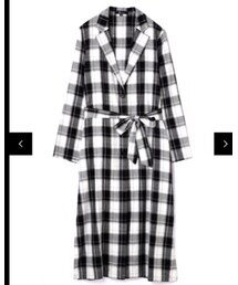 &byPinky&Dianne | チェックチェスターコート(ムートンコート)