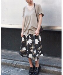 MOUSSY | Vネットtee(トップス)