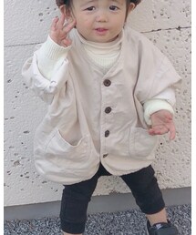 韓国子供服 | ノーカラージャケット