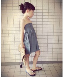 韓国子供服 | ベアトップワンピ(ワンピース)