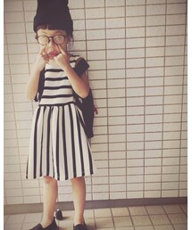 H&M | ボーダーワンピース(ワンピース)