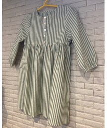 Birthday | ストライプシャツワンピース(シャツワンピース)