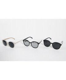 シンプルラウンド型サングラス(サングラス)