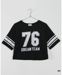 76レタリングクロップドTシャツ(Tシャツ/カットソー)