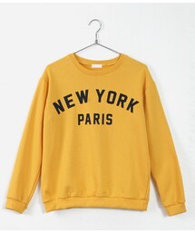NEWYORKレタリングトレーナーTシャツ(スウェット)