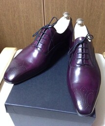 corthay | 今日買ってきたシューズ
WFGがコルテの工房に発注したメダリオンプレーントゥ♫(ドレスシューズ)